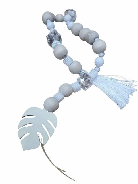 Colar de Madeira Decorativo 60cm. - Centro De Mesa Ou Presente Elegante - comprar online