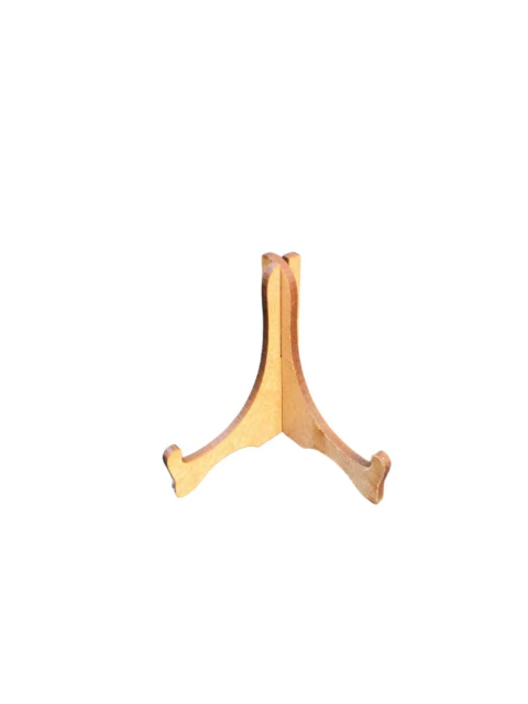 Suporte Para Prato Azulejo Quadro Em Mdf Cru - 6x4,5cm - comprar online