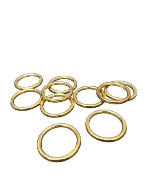 10 Unidades De Argola Plástica Cromada Dourada 35mm Para Brincos Bijuterias Artesanatos E Lembranças - comprar online