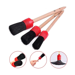 Set Kit 3 Brocha Cepillos Pincel Detallado Interior Exterior
