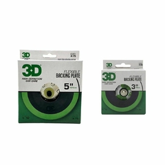3d Kit Backing Plate 3" y 5" Rosca 5/16 Pulidora Roto Orbital