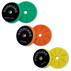 Overcars Nuevo Kit 3 Pad 5" Rotorbital Spiral Pulido