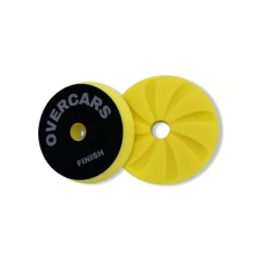 Overcars Pad 5" Rotorbital Nuevo Spiral Corte Finish Amarillo