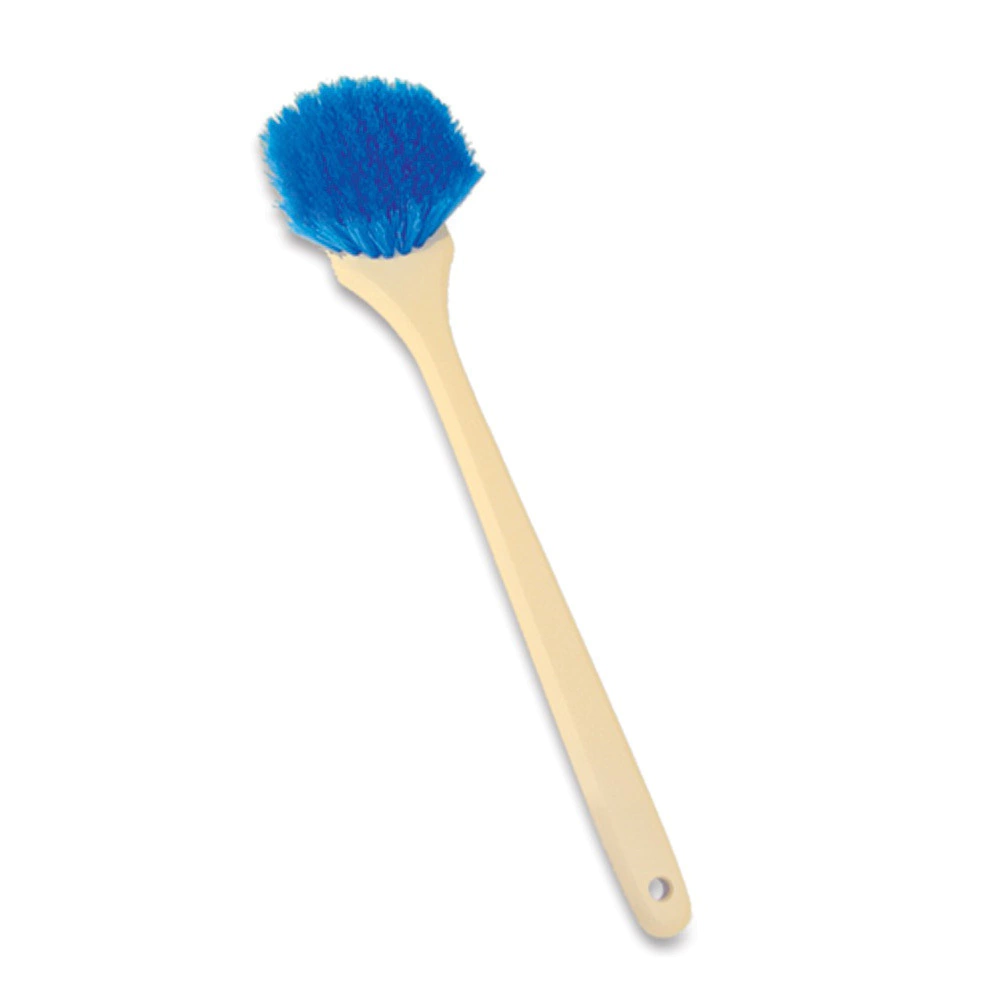 3d Cepillo Largo Pasarruedas Cerda Gruesa Azul