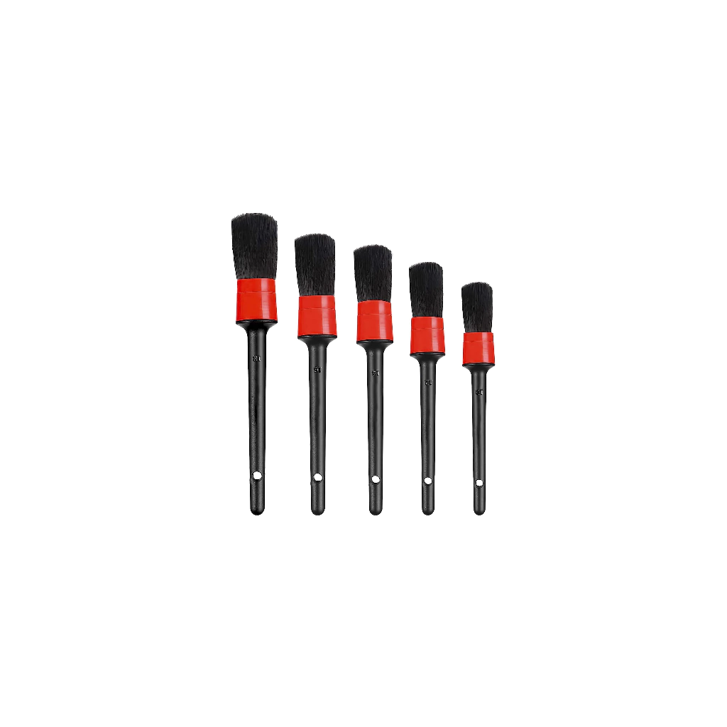 Kit 5 Cepillos Pincel Detailing Auto Moto Interior Exterior