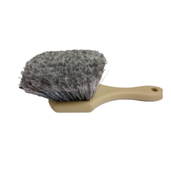 3d Cepillo Gris Mango Corto Multiuso Cerda Suave