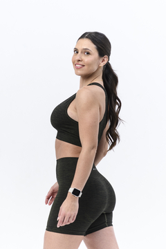 Top seamless Power (verde militar) - tienda online