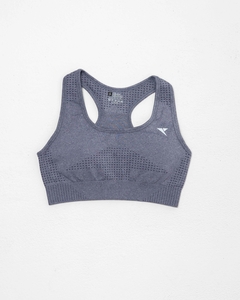 Top seamless Power (gris azulado)