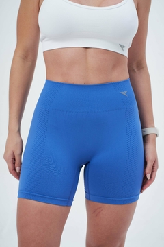 Calza corta seamless Elevate (azul índigo) en internet