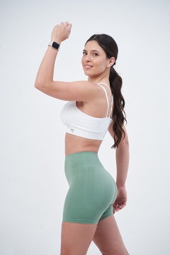 Imagen de Calza corta seamless Elevate (verde acqua)
