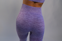 Calza larga seamless POWER (Lila) - tienda online