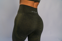 Imagen de Calza larga seamless POWER (Verde militar)