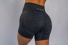 Calza corta seamless Power (Gris oscuro) - comprar online