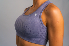 Top seamless Power (gris azulado) - tienda online