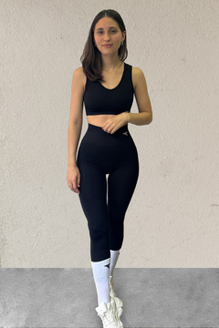 Top seamless BALANCE EVOLUTION (negro) - tienda online