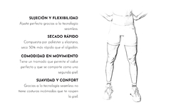 Calza corta seamless gymfit DURAZNO en internet