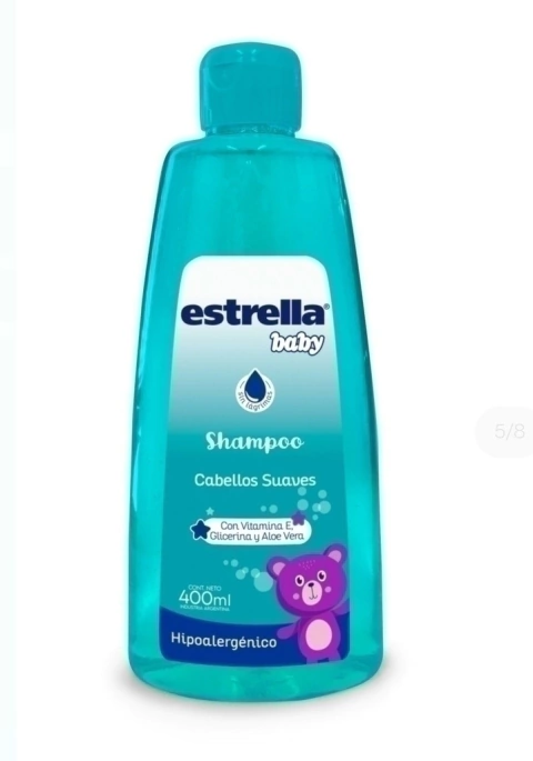 Shampoo Estrella Baby Cabellos Suaves x 400 ml