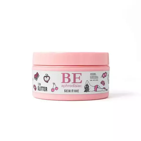 Crema BE Aphrodisiac con feromonas y glitter - comprar online