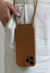Capinha iPhone 12 de Cordão - Marrom STRAP CASE na internet