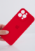 Capinha iPhone 15 Pro Max Silicone Aveludado Câmera Fechada PREMIUM - Vermelha - comprar online