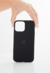 Capinha iPhone 15 Pro Silicone Aveludado - Preta