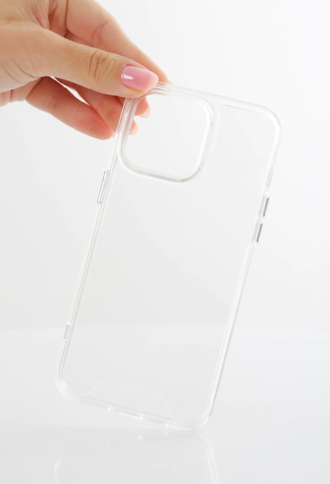 Capinha iPhone 14 Pro Max de Silicone Transparente
