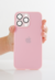 Capinha iPhone 12 Pro Max de Vidro - Rosa Claro