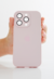 Capinha iPhone 14 Pro de Vidro - Rosa Claro
