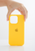 Capinha iPhone 13 Pro Silicone Aveludado - Amarela
