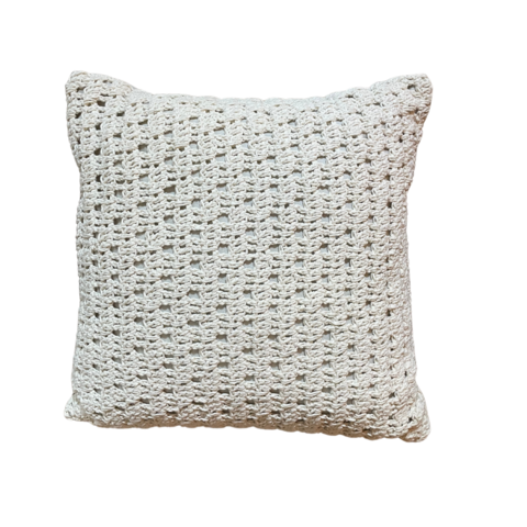 ALMOFADA CRU- AREIAS CROCHE MANUAL