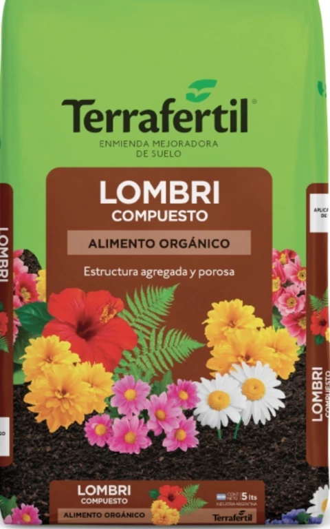 Terrafertil Lombri-compuesto humus de lombriz 5dm3.
