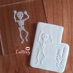 TEXTURA ESQUELETO HALLOWEEN