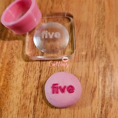 Imagen de SET MINI ESFERAS NUMEROS LETRAS INGLES