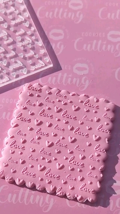 TEXTURA LOVE CURSIVA