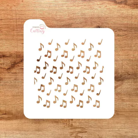 STENCIL NOTAS MUSICALES