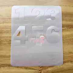 STENCIL FIGURAS NUMEROS