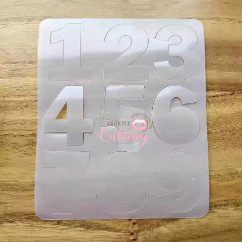 STENCIL FIGURAS NUMEROS