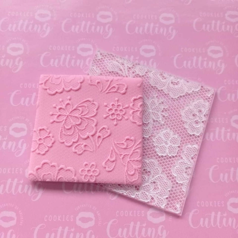 TEXTURA ENCAJE FLORES