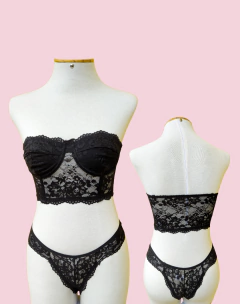 Cropped Raissa - Preto na internet