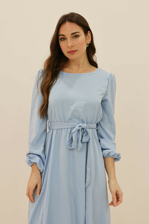 Vestido BRAJA celeste