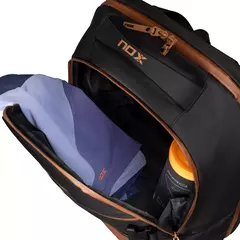 MOCHILA NOX LUXURY OPEN SERIES BLACK/BROWN en internet