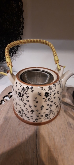 Juego de te Negro de porcelana en internet