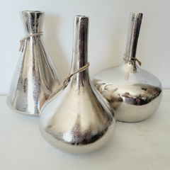 Floreros de Aluminio 3 Formas Diferentes
