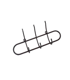 Perchero rustico de hierro 37cm