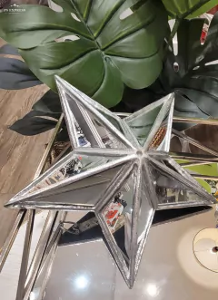 Estrella espejada 18,5cm - comprar online