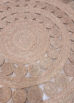 Alfombra de yute Varanasi 120cm - comprar online
