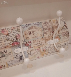 Perchero Shabby 3 ganchos - comprar online