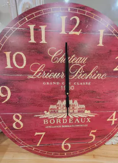 Reloj de pared Bordeaux 49cm - comprar online