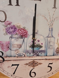 Reloj de pared Frascos 49cm - comprar online