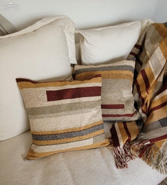PAR de fundas Zoila Tierra 40cm